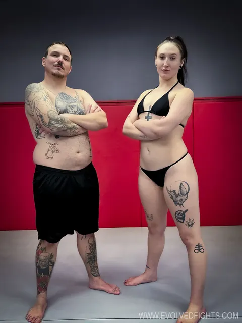 Tattooed MILF in a Bikini Sucks and Rides Him in the Gym – photo 2 of 20