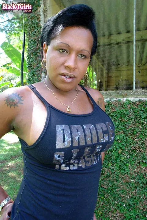 Brazilian Trans Woman Stands Nude and Shows Her Front and Back – photo 3 of 16