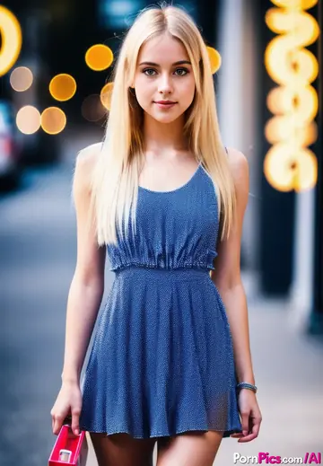 AI-Generated Woman Strips Out of Her Dress in Public
