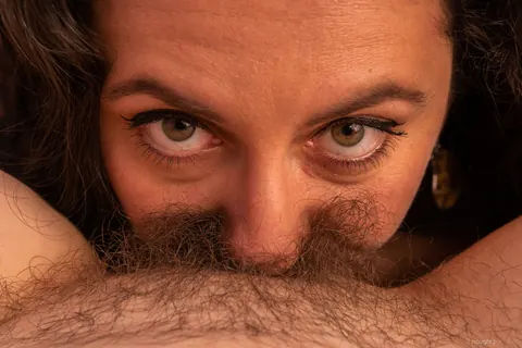 Nikki Silver: Two Curvy Brunette MILFs Finger and Lick Hairy Pussies – photo 17 of 21