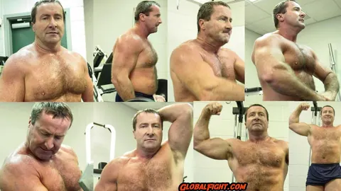 Hairy Mature Man Strips Nude and Poses – photo 16 of 20
