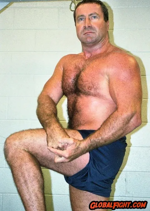 Hairy Mature Man Strips Nude and Poses – photo 2 of 20