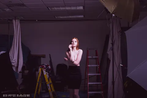 Redhead Strips Out of Her Tight Red Clothes – photo 21 of 21