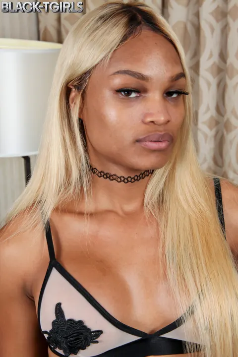 Thick Ebony Trans Woman Poses Nude and Dominates – photo 4 of 16
