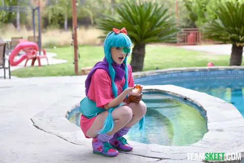 Alexa Nova: Several Women in Skirts Suck and Ride Big Dicks Outdoors for Halloween – photo 17 of 21