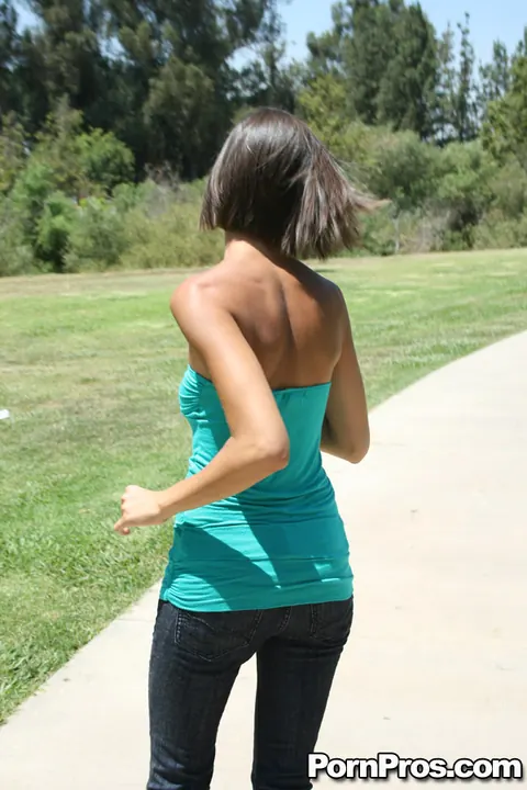 Mia Lina: Short-Haired Latina PAWG Drops Her Panties and Spreads Outdoors – photo 2 of 16