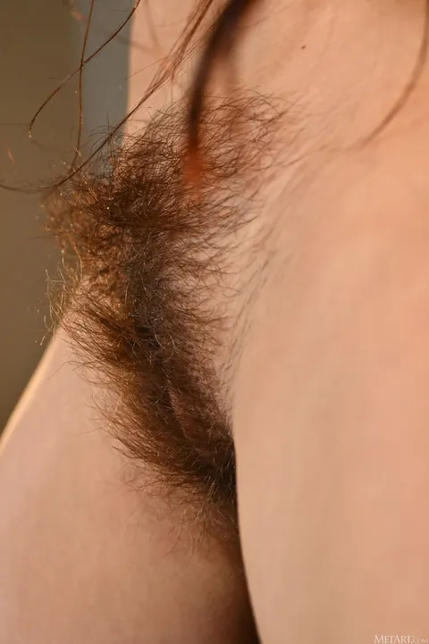 Camilla Benz: Slim Brunette Pulls Panties Aside to Spread Her Hairy Pussy Outdoors – photo 21 of 21