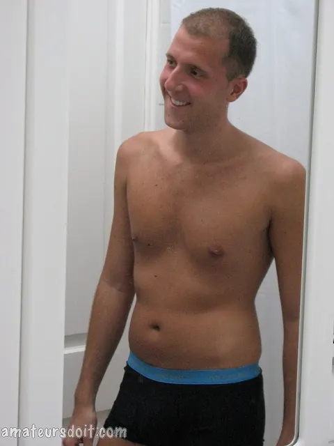 Hairy Man Strips and Jerks Off in the Shower – photo 10 of 21