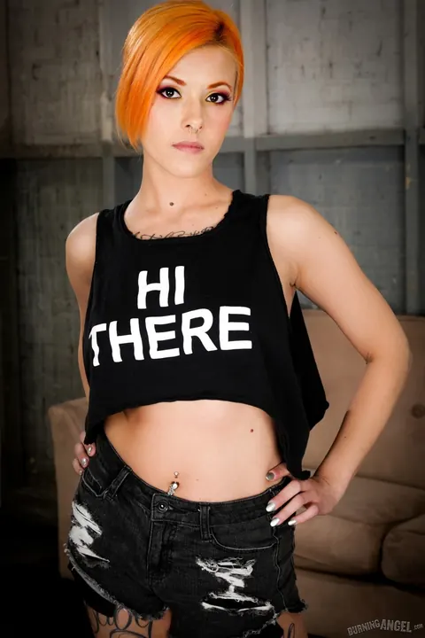 Chelsea Grinds: Short-Haired Blonde Spreads Her Ass in Knee Socks – photo 5 of 17