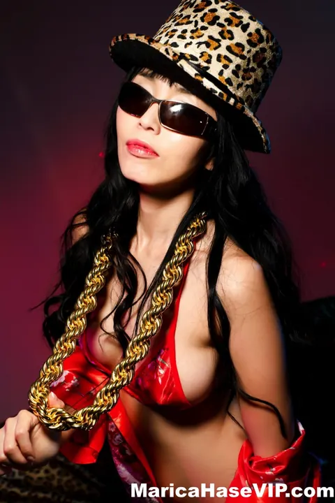 Marica Hase: Slim Asian MILF in a Bikini and Glasses Spreads Her Pussy – photo 7 of 12