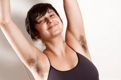 Busty MILF with Short Hair Undresses and Spreads Her Hairy Pussy – photo 3 of 16