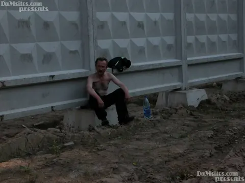 Redhead PAWG Fucks a Homeless Man Outdoors – photo 16 of 16