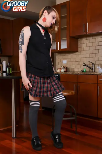 Trans Soldier Undresses for Interracial Bareback Anal Doggy