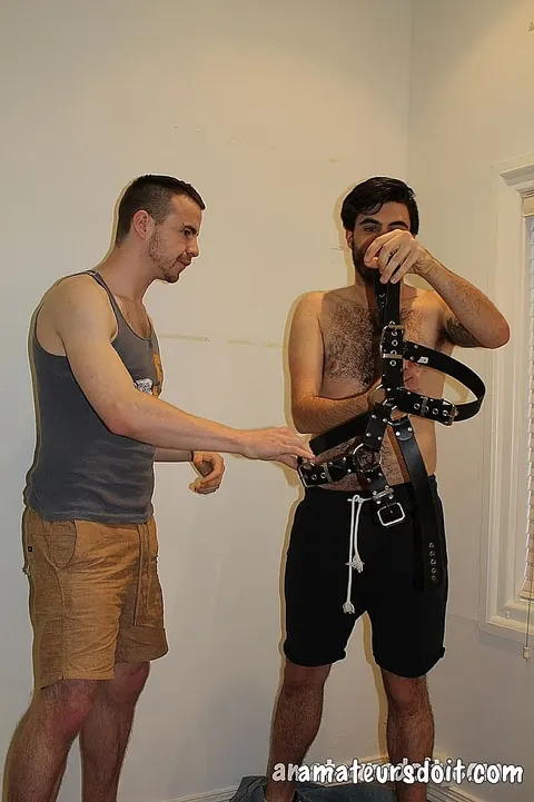 Hairy Guys Kiss and Use a Dildo – photo 8 of 21