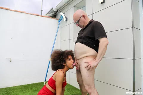 Latina Sucks and Rides a Black Cock Outdoors – photo 20 of 21