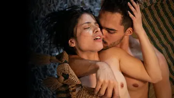 European Woman Kisses Her Partner During Sex