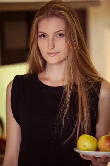 Skinny Ukrainian Redhead Strips Out of Her Lingerie and Jeans