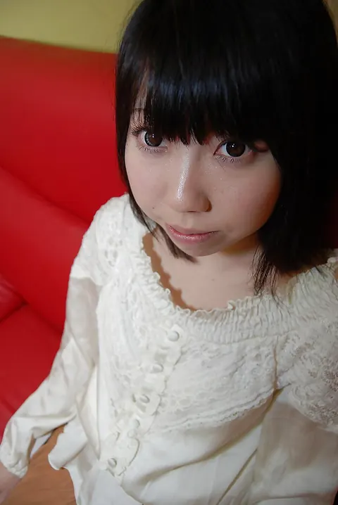 Hiroko Kuwata: Thick Asian Brunette Fingers Her Hairy Pussy in a Skirt – photo 2 of 16