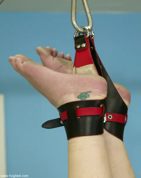 Paige Richards: Brunette MILF Hangs Upside Down and Takes a Toy in BDSM – photo 8 of 20