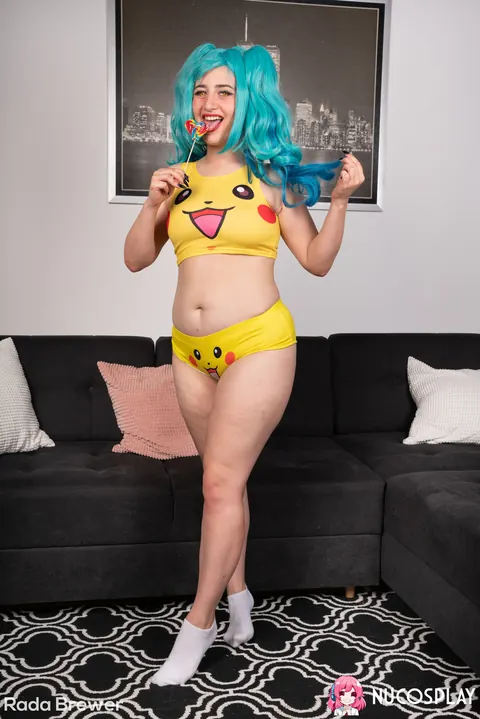 Busty PAWG in Cosplay Costume Fingers Her Pussy – photo 1 of 15