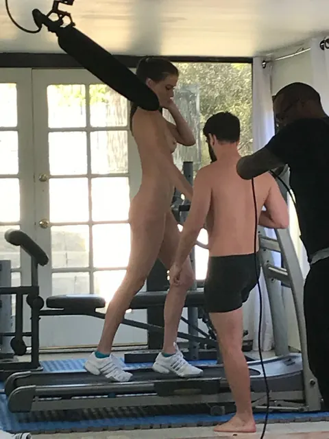 Sofie Marie: Tall Slim Brunette in Pigtails Takes Anal in a Gym Group – photo 5 of 20