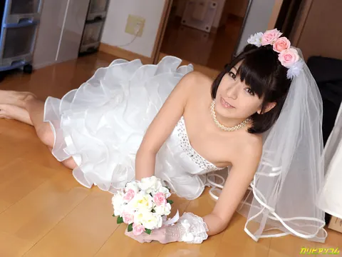 Ruri Narumiya: Petite Japanese Bride Sucks Cock and Gets Fucked in Her Uniform – photo 3 of 20
