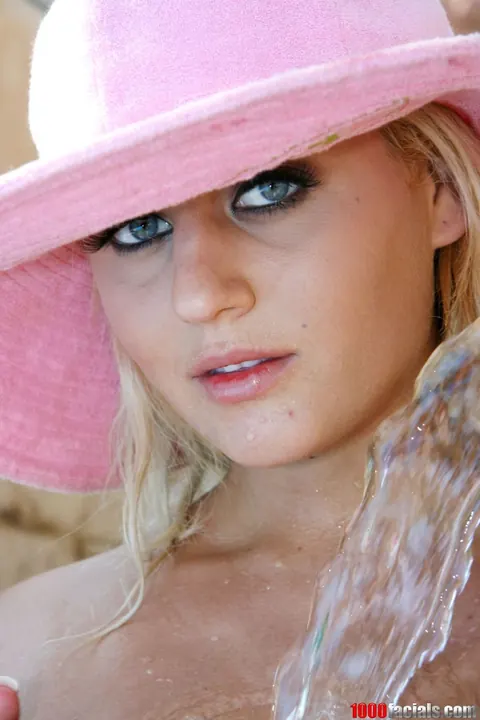 Chloe Chanel: Blonde British Babe with Big Tits Spreads Outdoors – photo 18 of 20