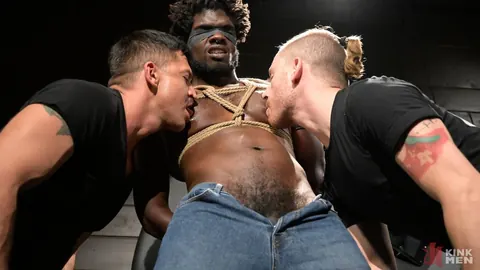 Interracial Men Strip, Kiss and Fuck – photo 2 of 18