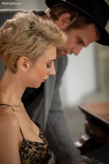 Tall Blonde MILF in Heels Gets Fucked by Her Piano Teacher