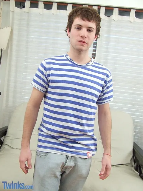 Hairy Guy Strips and Strokes His Uncut Cock to Cumshot – photo 1 of 21