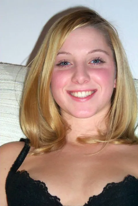 Thick Blonde in Stockings Shows Her Big Tits and Round Ass – photo 1 of 20