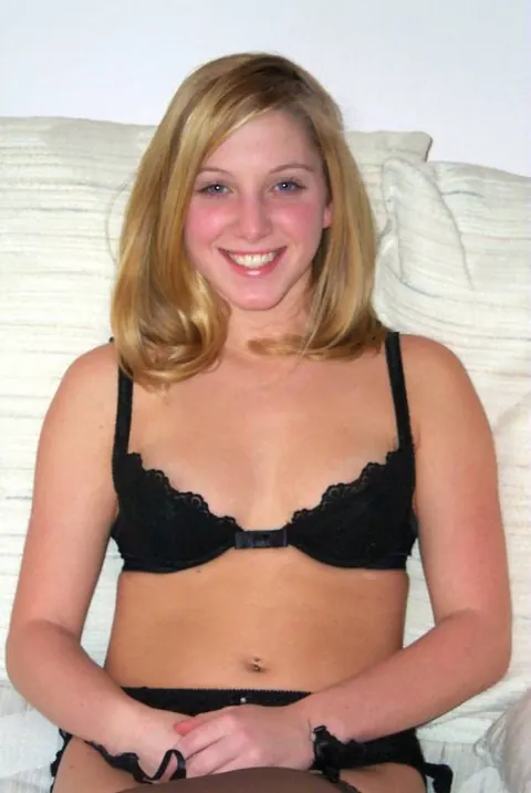 Thick Blonde in Stockings Shows Her Big Tits and Round Ass – photo 2 of 20
