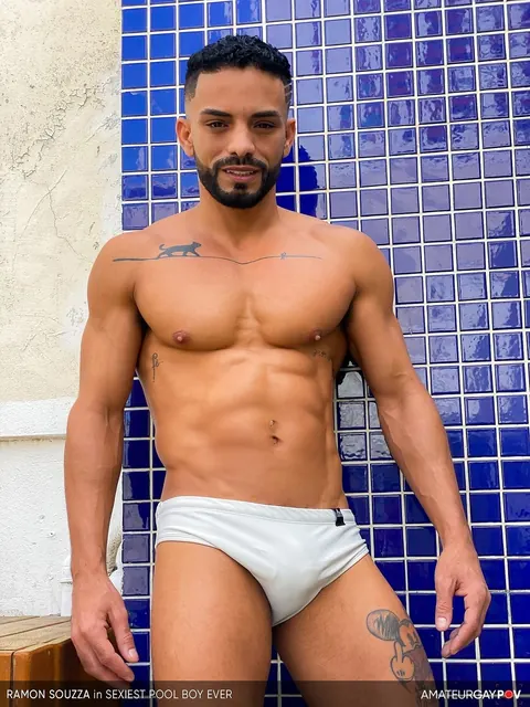 Muscular Stud Bares His Ass and Takes a Boyfriend Bareback – photo 1 of 19