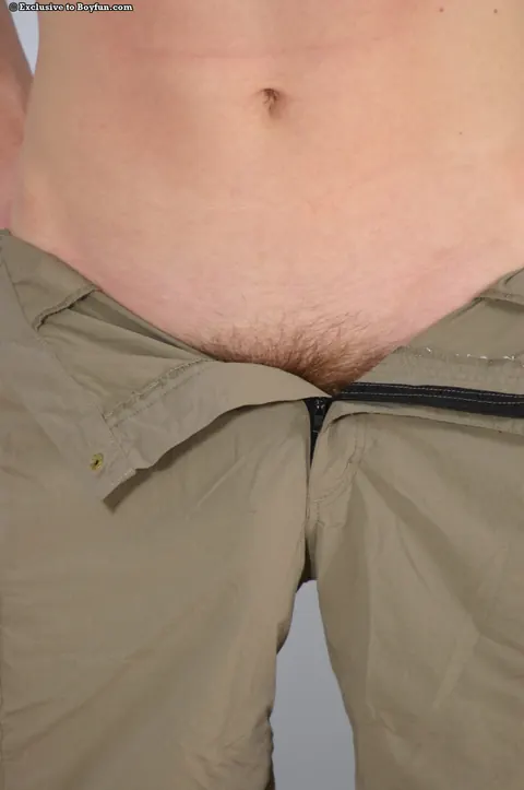 Hairy Guy Strips Naked and Shows His Massive Cock – photo 2 of 21