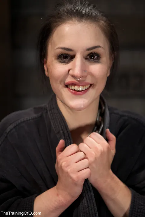 Katharine Cane: Brunette Trained in BDSM Bondage Deepthroats and Gets a Facial – photo 20 of 20