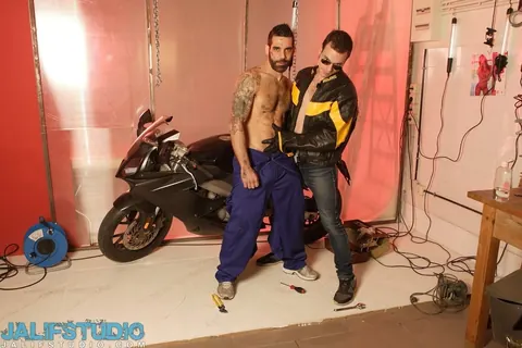 Two Men Give Each Other Blowjobs and Play with a Dildo – photo 2 of 21