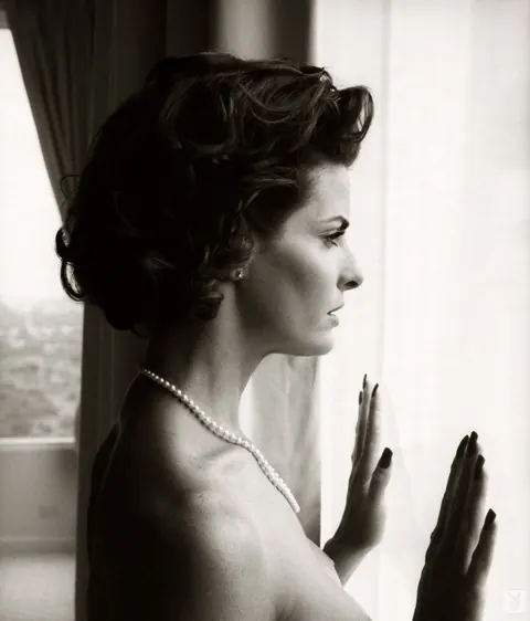 Joan Severance: Tall Skinny Brunette with Short Hair Poses Nude Outdoors – photo 10 of 11