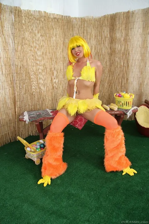 Ava Devine & Julie Knight: Busty MILF in Cosplay Uniform Spreads Her Pussy – photo 1 of 16