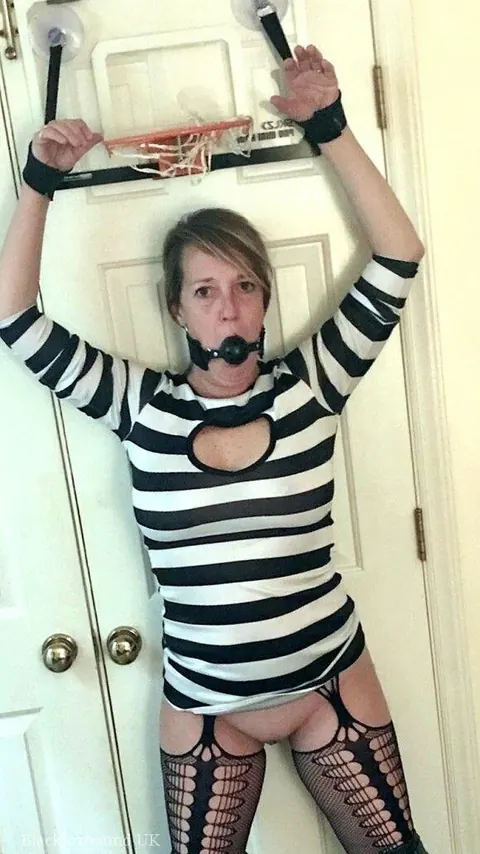 Mature Woman in Stockings and Heels Gets Bound and Restrained – photo 8 of 13