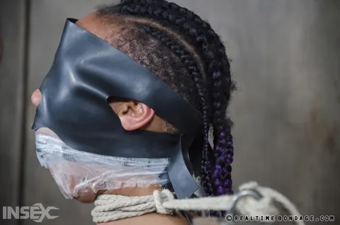 Nikki Darling: Slim Asian and Ebony Babe Tied Up in Lesbian Bondage – photo 11 of 15