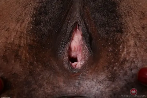 Kahlista Stonem: Petite Ebony Brunette with Hairy Pussy Spreads and Takes Anal – photo 14 of 20