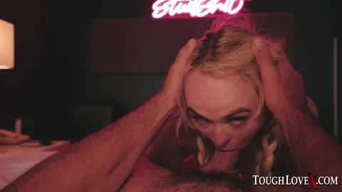 Lilly Bell: Thick Blonde in Pigtails Sucks Cock and Gets Fucked – photo 15 of 20