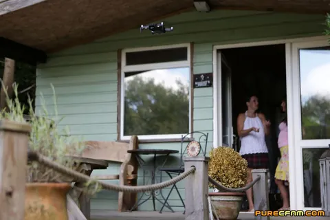 Annabelle More: Brunette MILF Gives Outdoor Handjob in a Group – photo 2 of 21