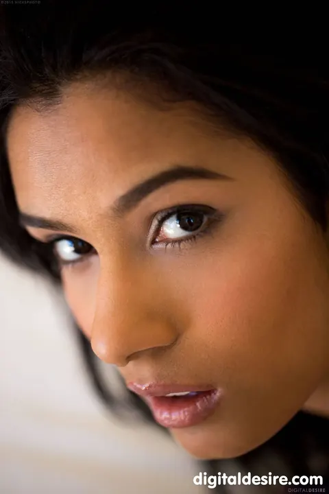 Karmen Bella: Indian Brunette Undresses and Shows Her Natural Tits – photo 21 of 21