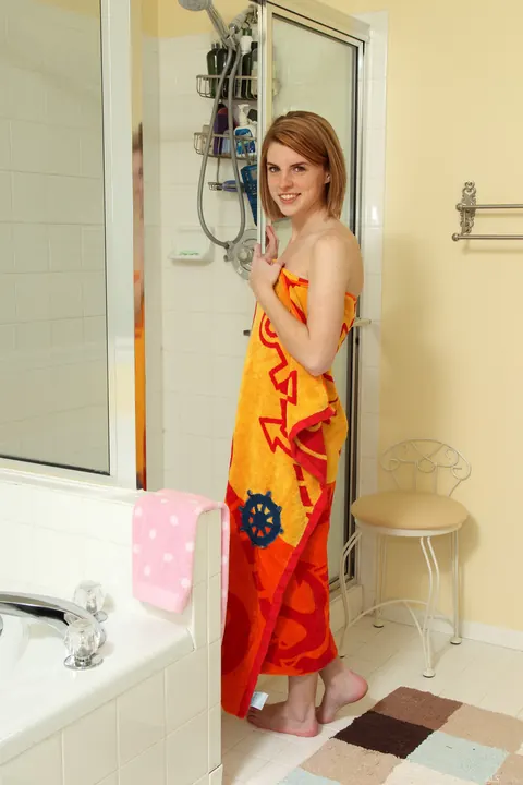Aubrey Belle: Skinny Redhead in Boots Spreads for Lesbian Girlfriend – photo 10 of 16