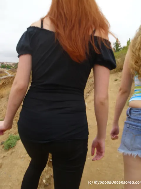Redhead PAWG Spreads in a Skirt and Panties for Phone – photo 9 of 16