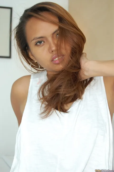 Filipina Strips Out of Her Bikini and Strokes a Cock – photo 9 of 21