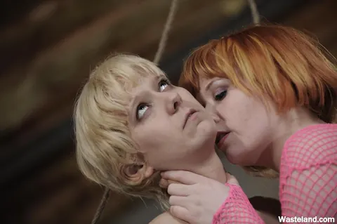 Thick Redhead Uses Anal Hook on Blonde in Bondage – photo 8 of 16