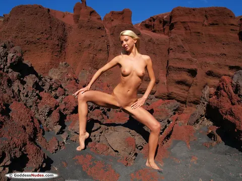 Woman Undresses Fully and Poses Nude Standing – photo 6 of 21