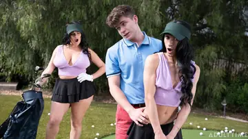 Woman with Big Tits Gives Outdoor Blowjob Before Sex